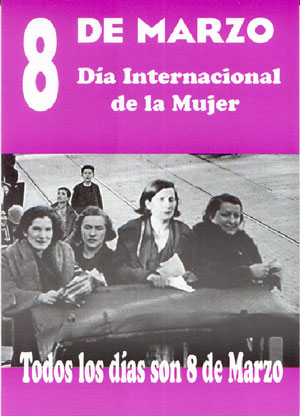 8 de Marzo  Día internacional de la mujer trabajadora